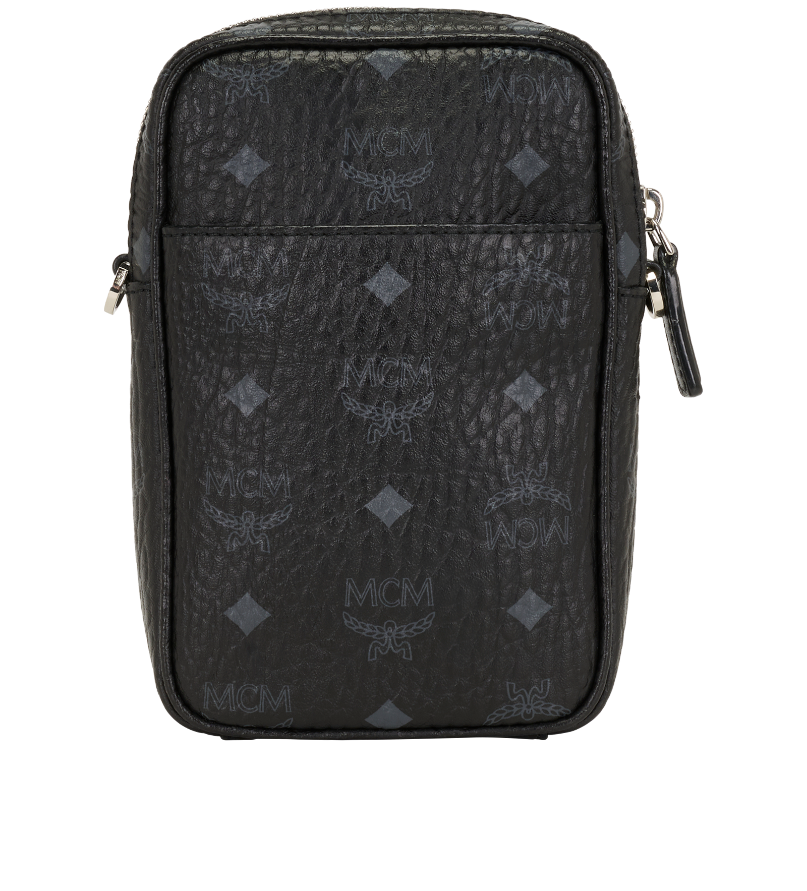 Mini Visetos Crossbody, &pound;250, Handbags, Black, Leather, Back view